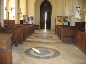 Interior of church of St. Mary Magdalene